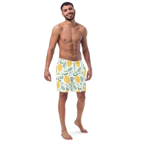 Lemons | All-Over Print Recycled Swim Trunks