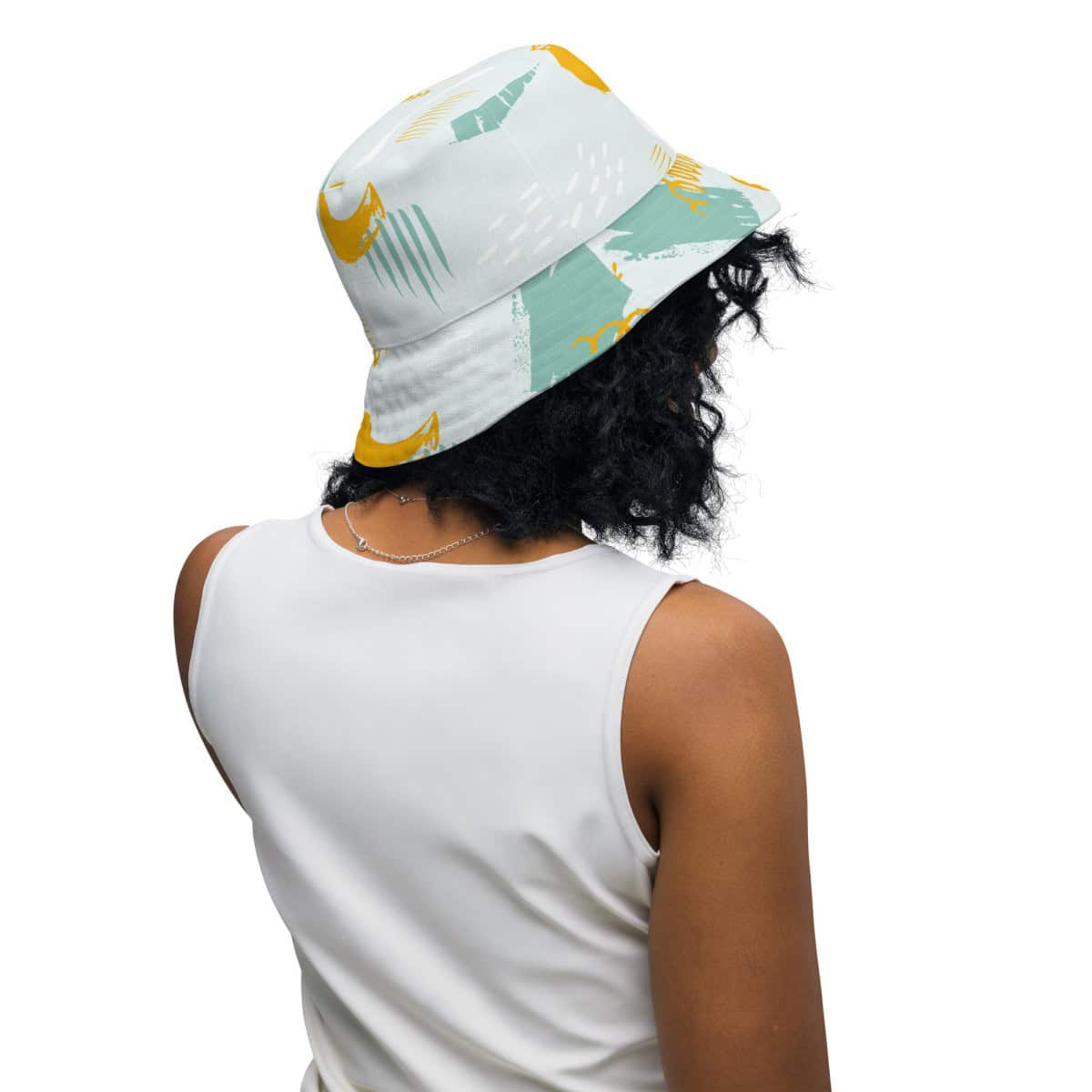 Lemons + Abstract | Reversible bucket hat