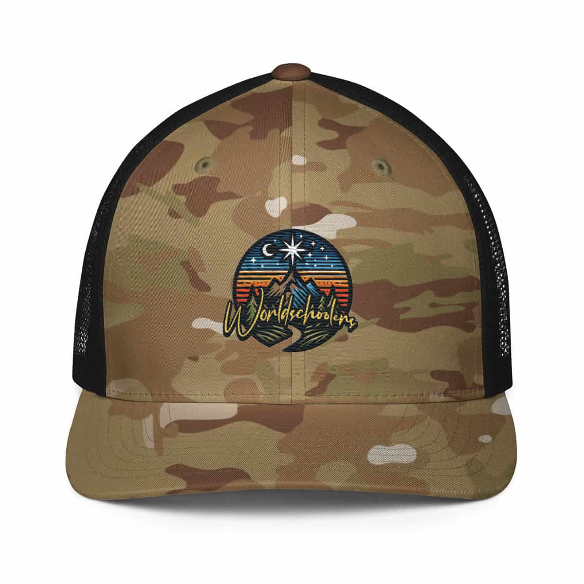 Worldschooling | Closed-back trucker cap