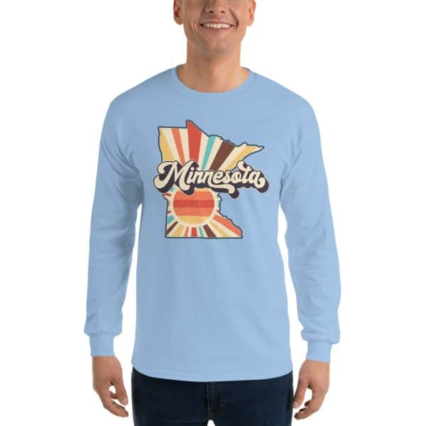 Minnesota Sunburst | Men’s Long Sleeve Shirt