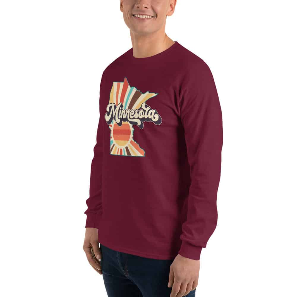 Minnesota Sunburst | Men’s Long Sleeve Shirt