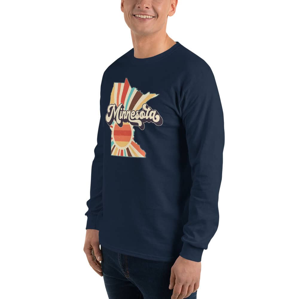 Minnesota Sunburst | Men’s Long Sleeve Shirt