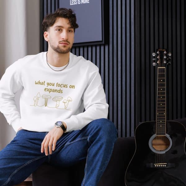 What you Focus on Expands | Unisex eco sweatshirt