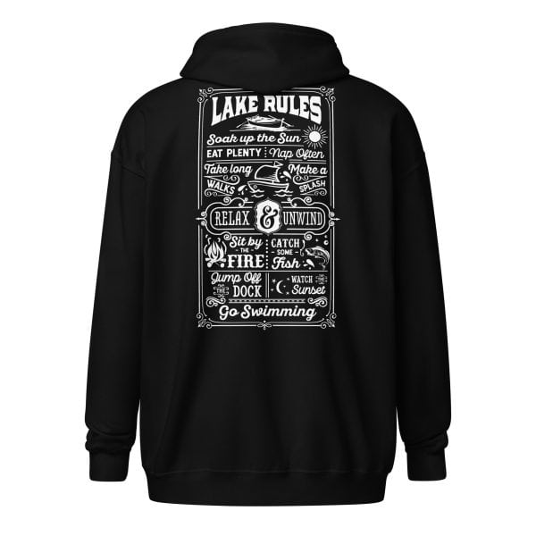 Lake Rules | Unisex heavy blend zip hoodie
