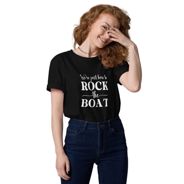 We're Just Here to Rock the Boat | Unisex organic cotton t-shirt