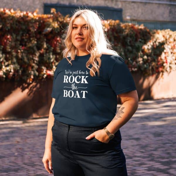 We're Just Here to Rock the Boat | Unisex organic cotton t-shirt