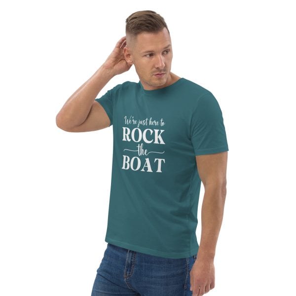 We're Just Here to Rock the Boat | Unisex organic cotton t-shirt