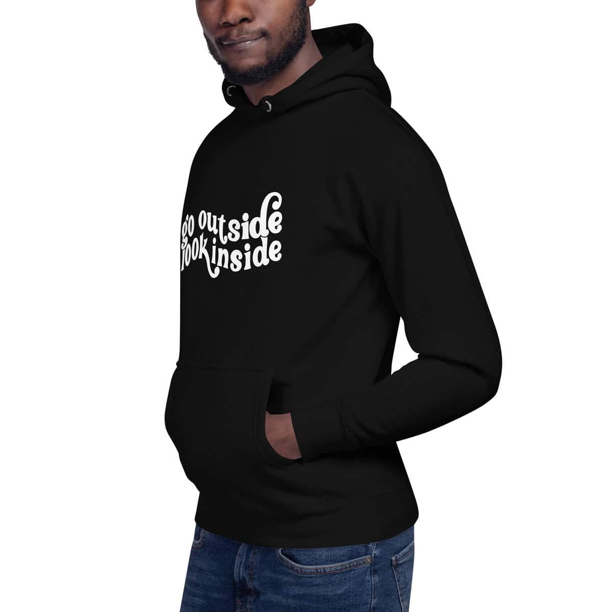 Go Outside, Look Inside | Unisex Hoodie