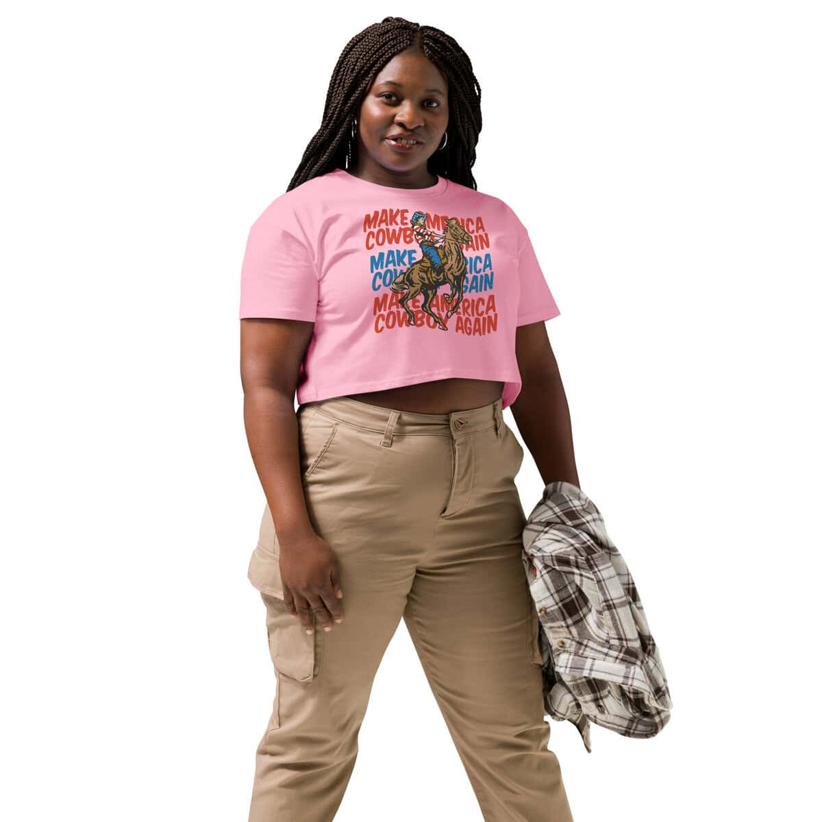 Make America Cowboy Again | Women’s crop top