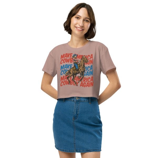 Make America Cowboy Again | Women’s crop top