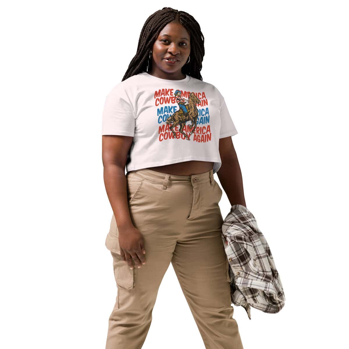 Make America Cowboy Again | Women’s crop top