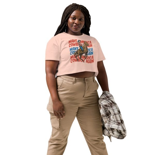 Make America Cowboy Again | Women’s crop top