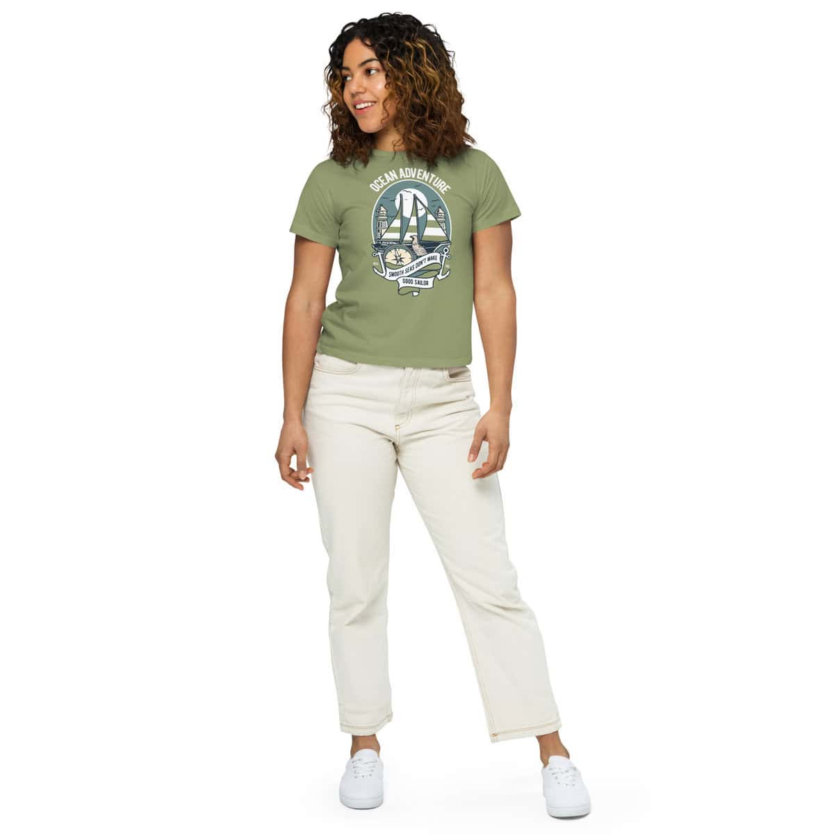 Ocean Adventure | Women’s high-waisted t-shirt