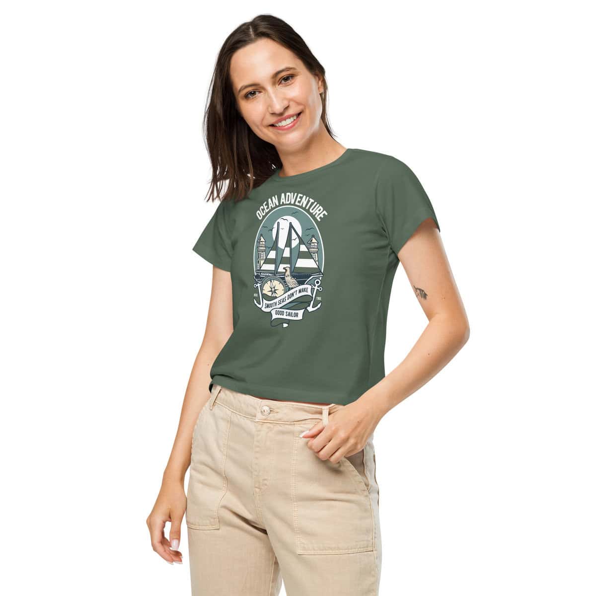 Ocean Adventure | Women’s high-waisted t-shirt