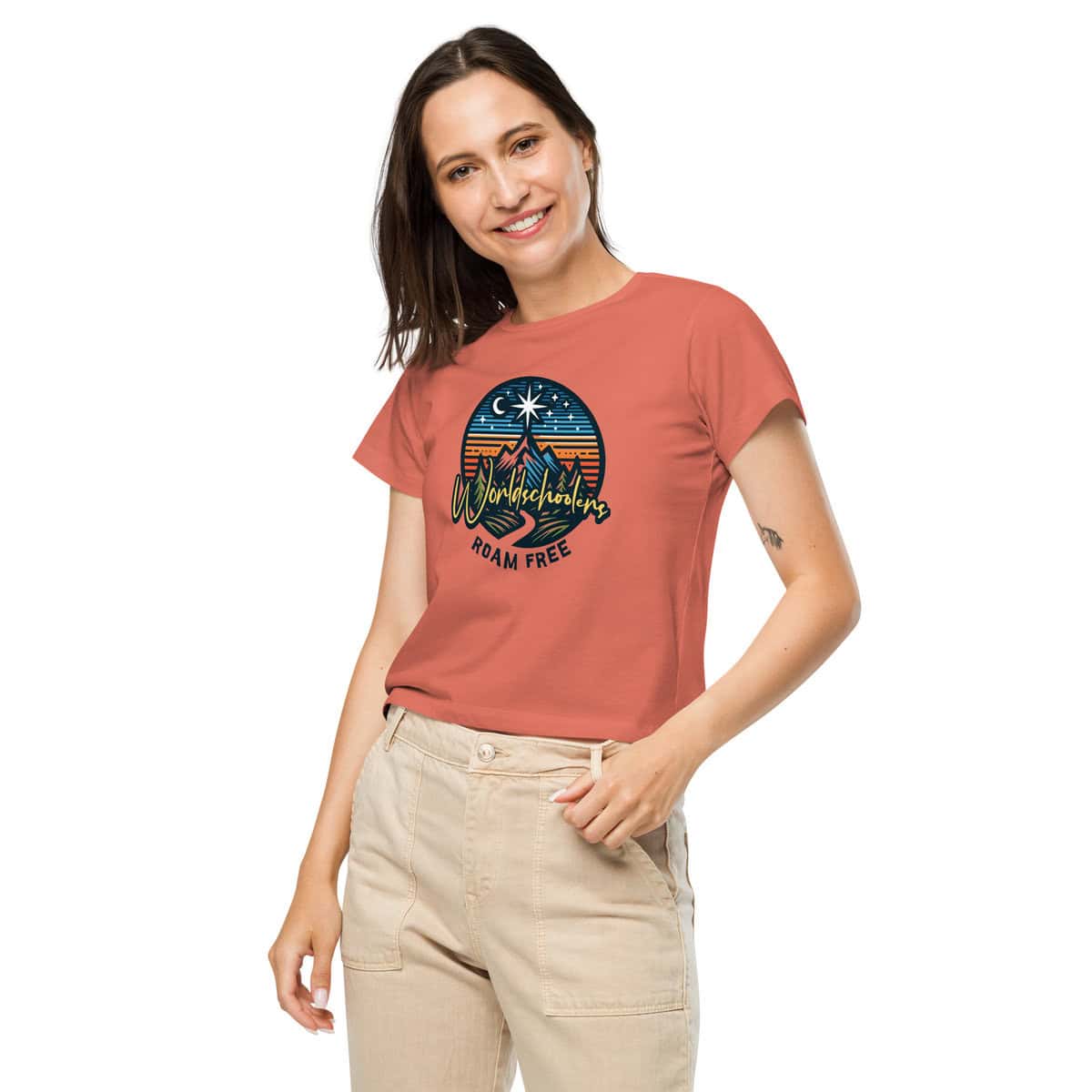 Worldschooling | Women’s high-waisted t-shirt