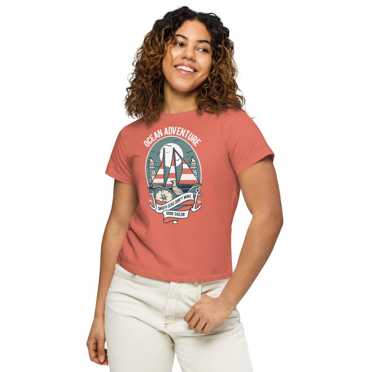 Ocean Adventure | Women’s high-waisted t-shirt