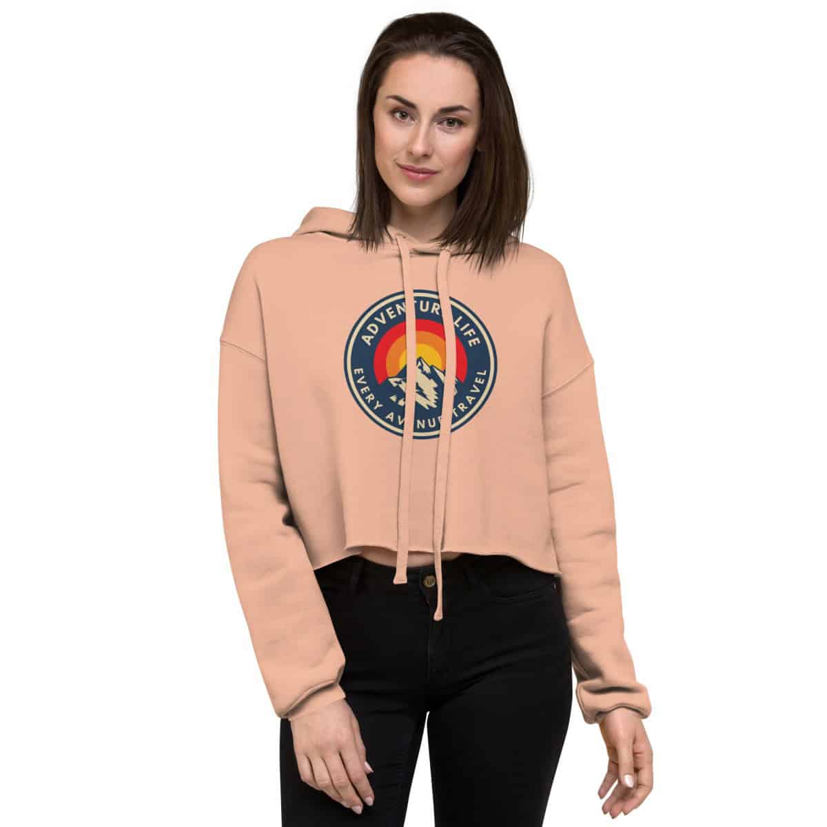 Adventure Life - Every Avenue Travel | Crop Hoodie