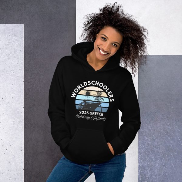 Greece 2025 | White Font | Unisex Hoodie
