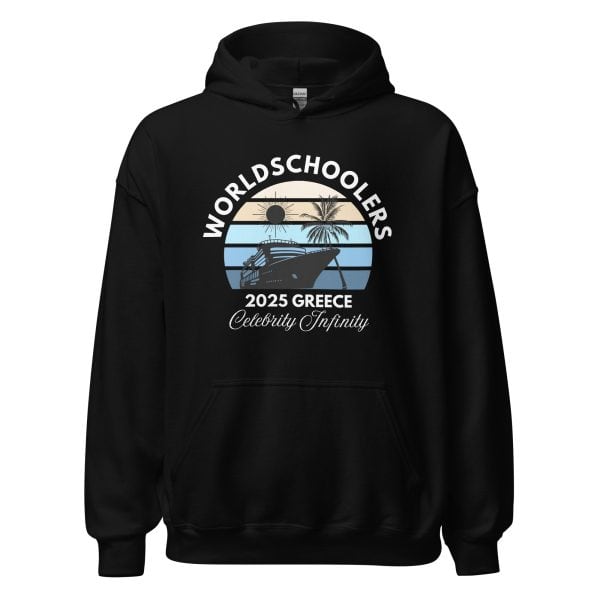 Greece 2025 | White Font | Unisex Hoodie