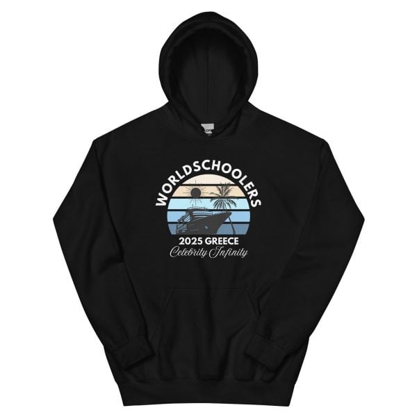 Greece 2025 | White Font | Unisex Hoodie