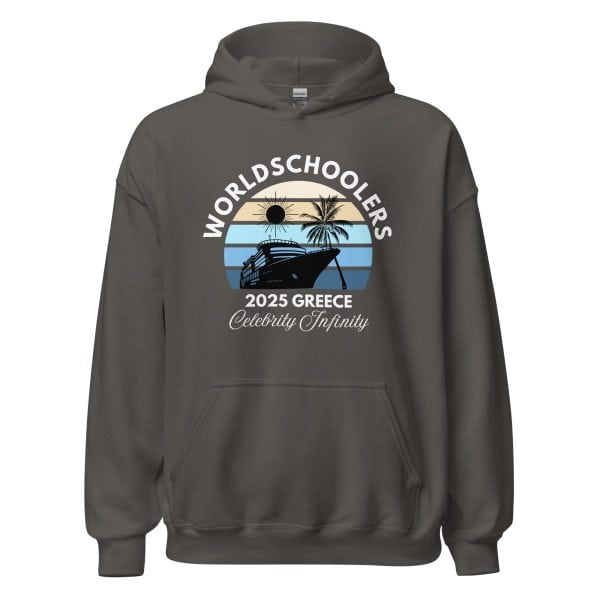 Greece 2025 | White Font | Unisex Hoodie
