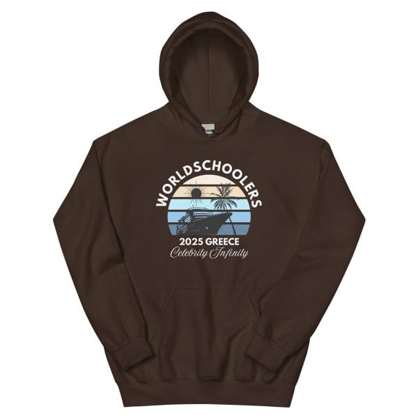 Greece 2025 | White Font | Unisex Hoodie