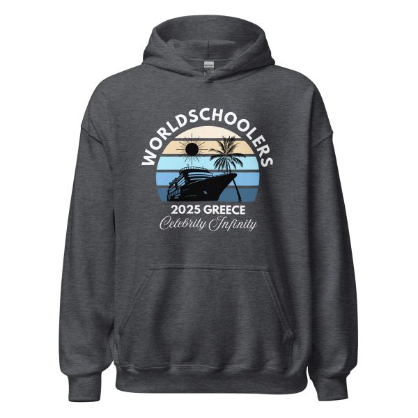 Greece 2025 | White Font | Unisex Hoodie