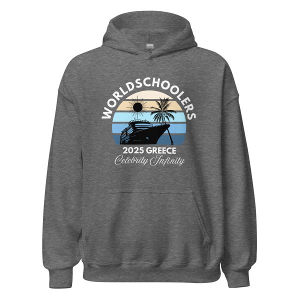 Greece 2025 | White Font | Unisex Hoodie