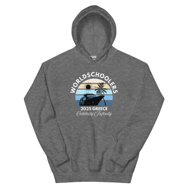 Greece 2025 | White Font | Unisex Hoodie