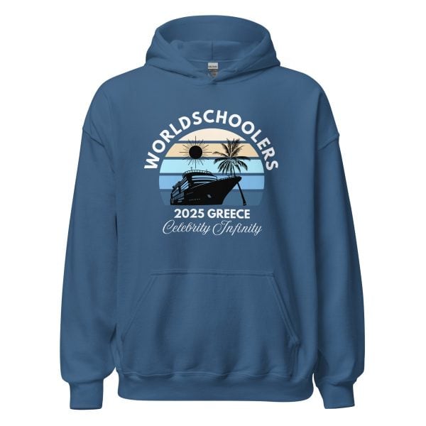 Greece 2025 | White Font | Unisex Hoodie