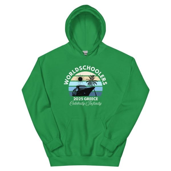 Greece 2025 | White Font | Unisex Hoodie