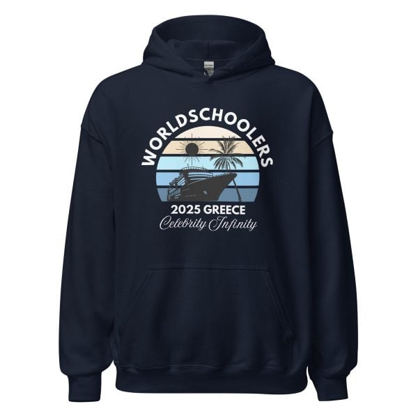 Greece 2025 | White Font | Unisex Hoodie