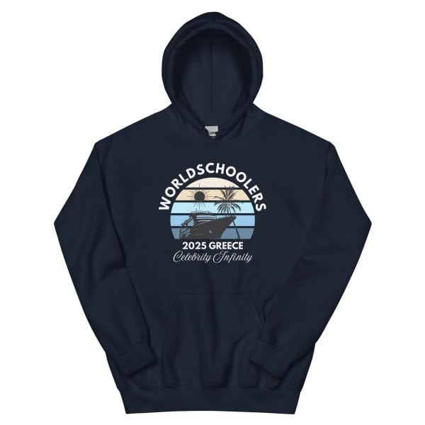 Greece 2025 | White Font | Unisex Hoodie