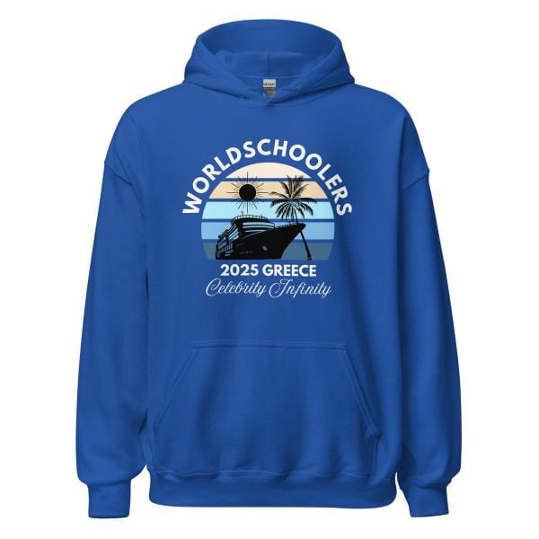 Greece 2025 | White Font | Unisex Hoodie