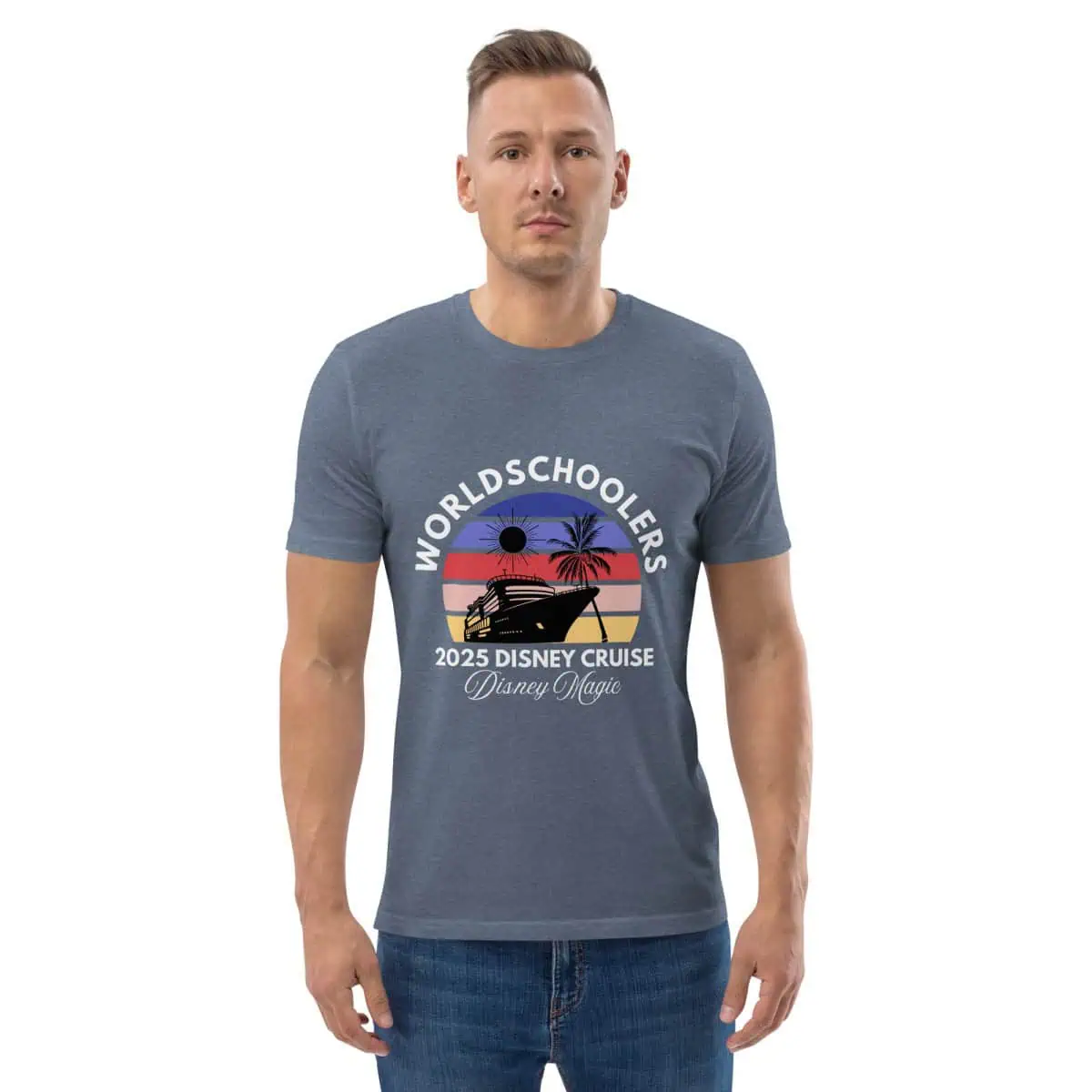 Disney Magic 2025 | White Font | Unisex organic cotton t-shirt