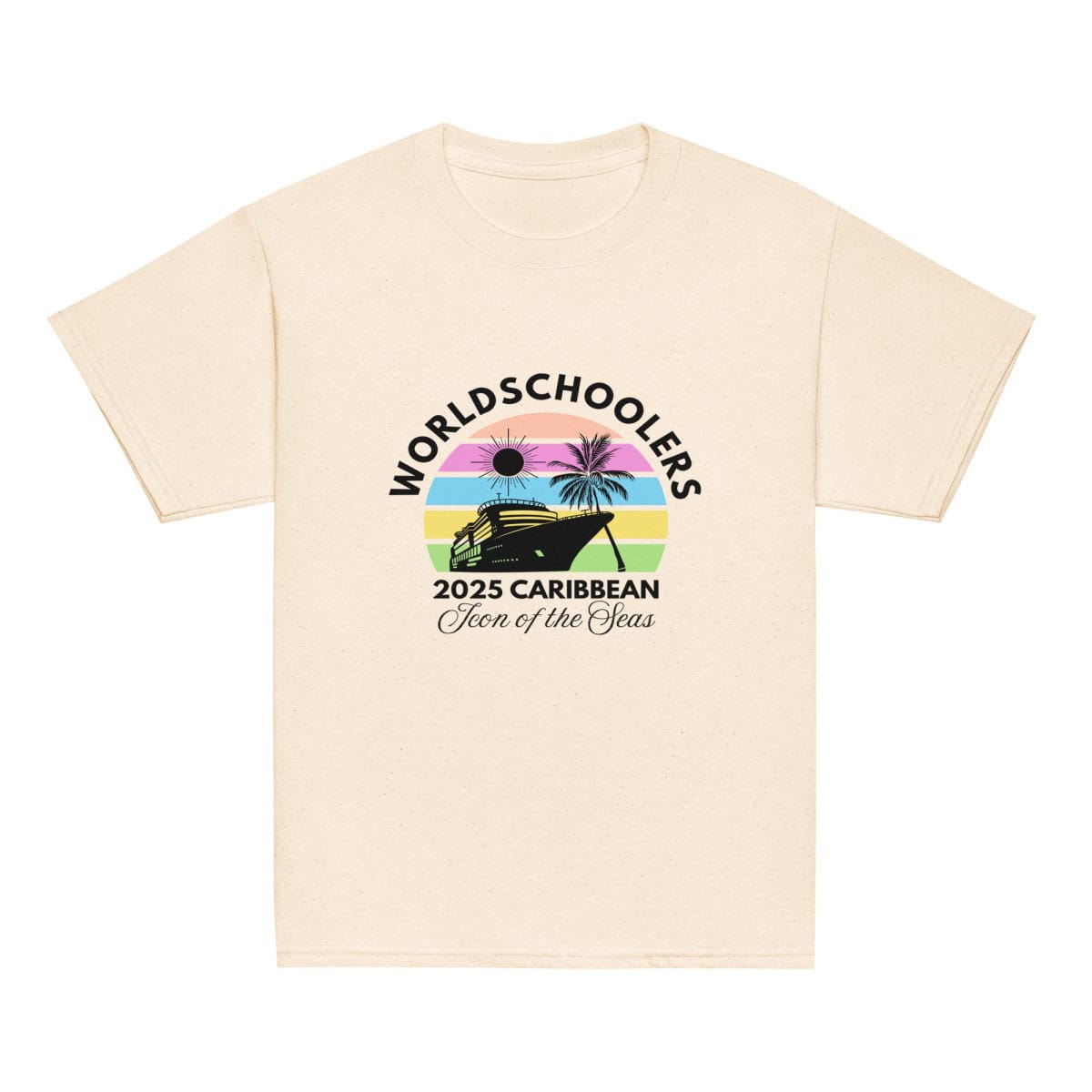 Icon of the Seas 2025 | Black Font | Youth classic tee