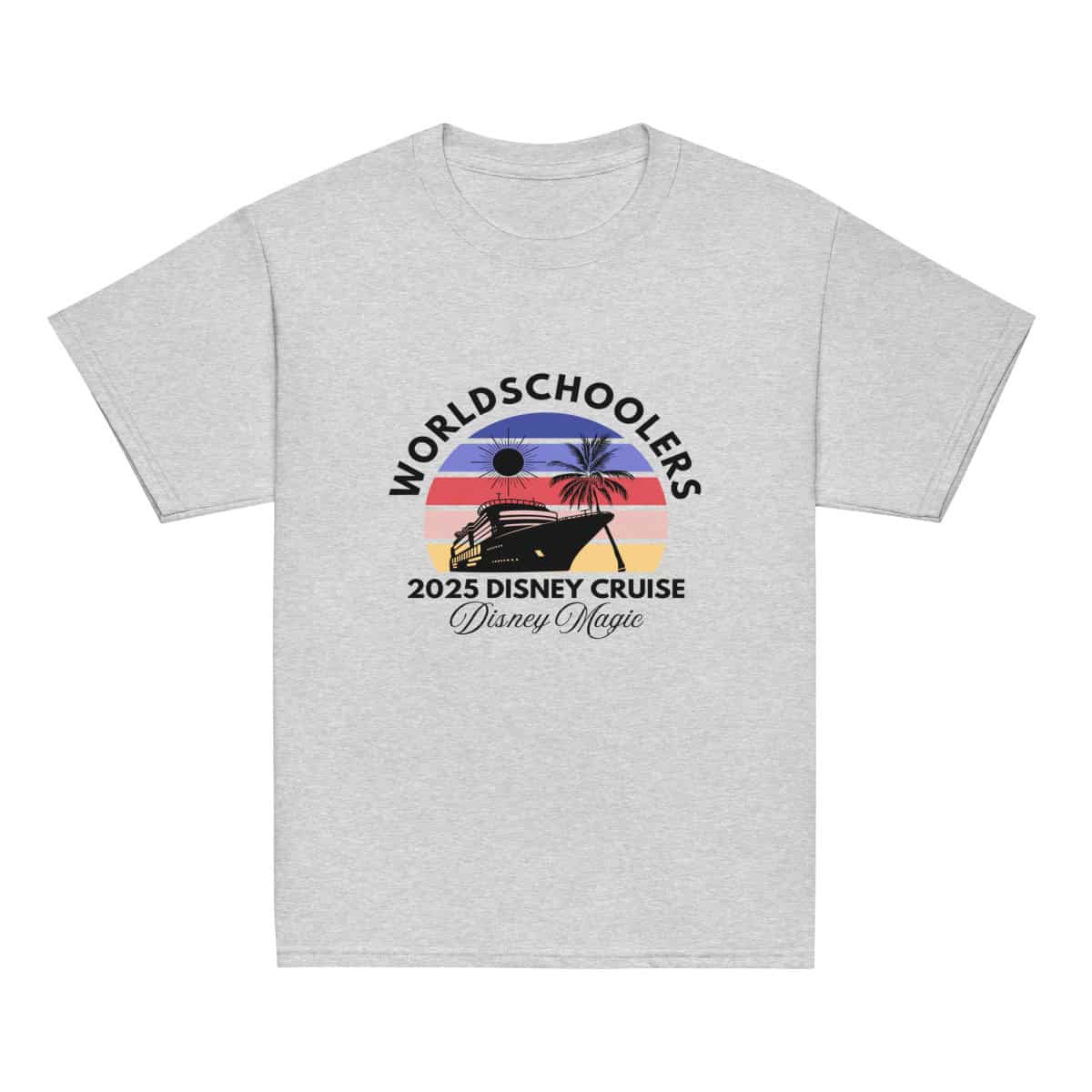 Disney Magic 2025 | Black Font | Youth classic tee