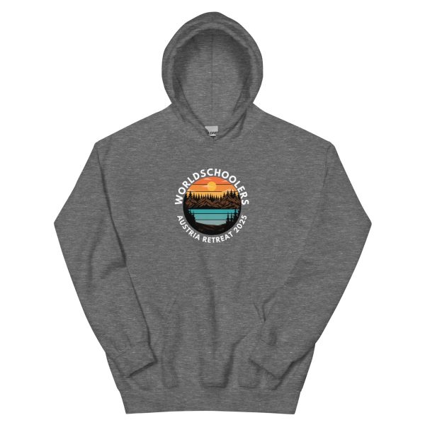 Austria 2025 | Landscape logo - White Font | Unisex Hoodie