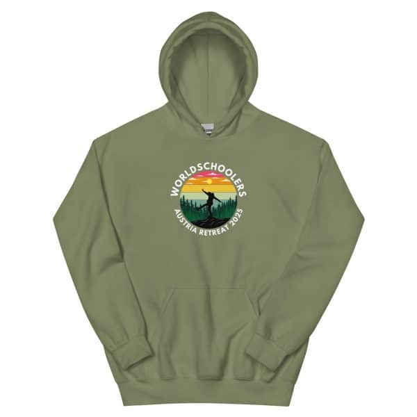 Austria 2025 | Official Kicking logo - White Font | Unisex Hoodie