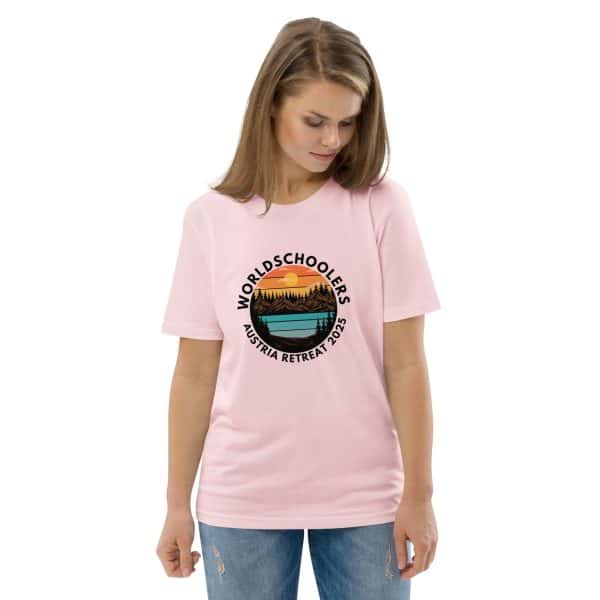 Austria 2025 | Landscape logo - Black Font | Unisex organic cotton t-shirt