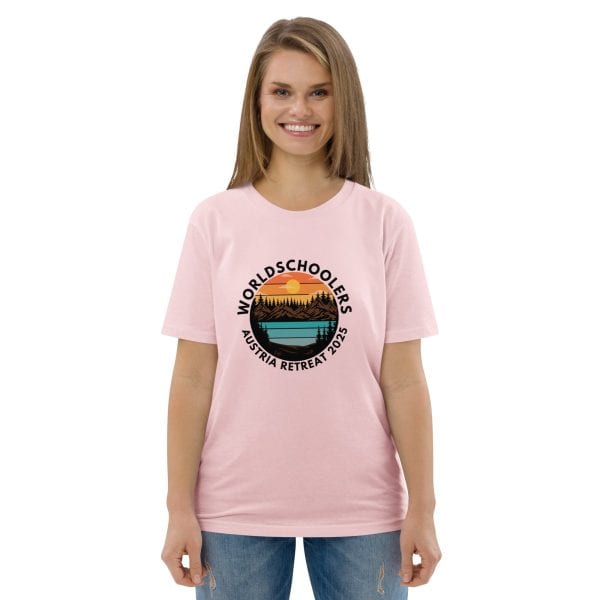 Austria 2025 | Landscape logo - Black Font | Unisex organic cotton t-shirt