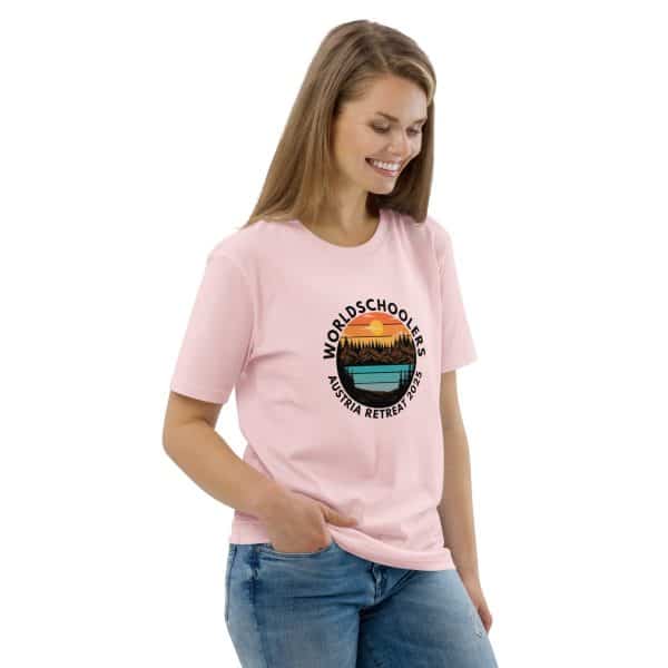 Austria 2025 | Landscape logo - Black Font | Unisex organic cotton t-shirt