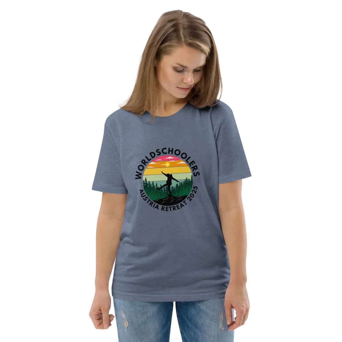 Austria 2025 | Official Kicking logo - Black Font | Unisex organic cotton t-shirt