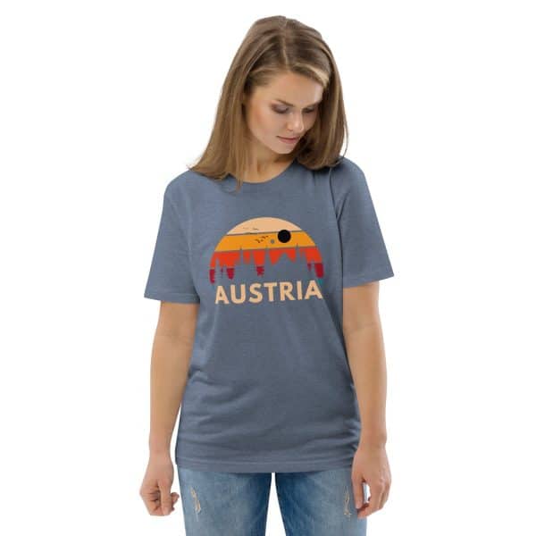 Austria 2025 | Forest and birds logo | Unisex organic cotton t-shirt
