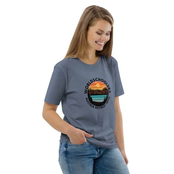 Austria 2025 | Landscape logo - Black Font | Unisex organic cotton t-shirt