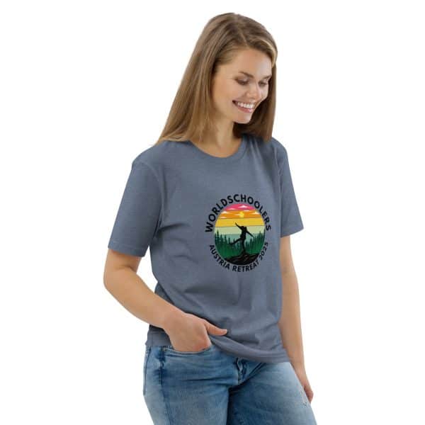 Austria 2025 | Official Kicking logo - Black Font | Unisex organic cotton t-shirt