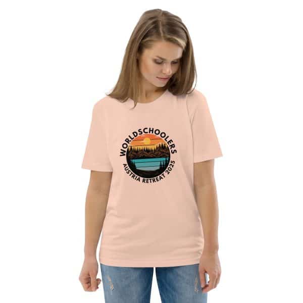 Austria 2025 | Landscape logo - Black Font | Unisex organic cotton t-shirt