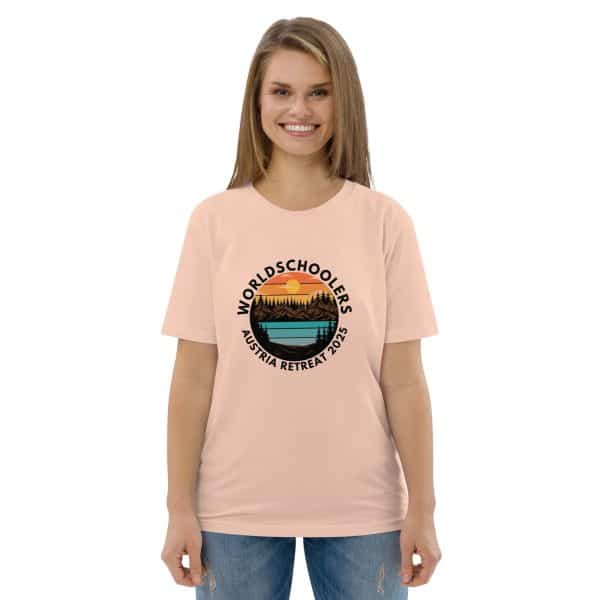 Austria 2025 | Landscape logo - Black Font | Unisex organic cotton t-shirt