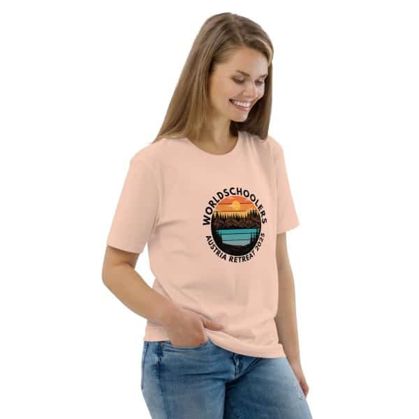 Austria 2025 | Landscape logo - Black Font | Unisex organic cotton t-shirt