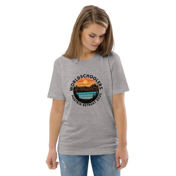 Austria 2025 | Landscape logo - Black Font | Unisex organic cotton t-shirt